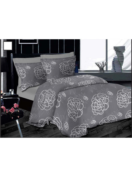 Σετ Πάπλωμα Le Blanc Premium Μονό Night Lotus Grey 160Χ240