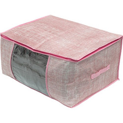 ΘΗΚΗ ΦΥΛΑΞΗΣ ESTIA LINEN CORAL 60X45X30CM