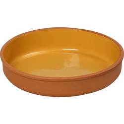 Espiel Terracotta Πυρίμαχο Κεραμικό Σκεύος Στρογγυλό Yellow 23cm NAK130K10-1