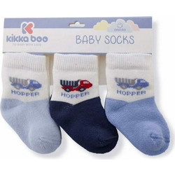 Kikka Boo Καλτσάκια Thermal Hopper Blue 1-2 Ετών 3 Τεμάχια