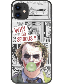 Θήκη Why So Serious iPhone 11 Black TPU (Μαύρη Σιλικόνη)