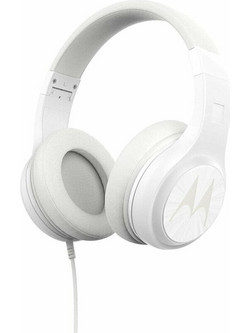 Motorola Pulse 120 Ενσύρματα Ακουστικά Over Ear Λευκά