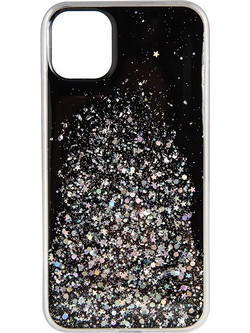 ΘΗΚΗ TPU SILICONE CASE ΓΙΑ IPHONE 11 PRO MAX BLACK GLITTER 100.342