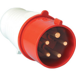 MOVABLE INDUSTRIAL PLUG HT-025 32 IP44 3P+N+E 400V - 37025