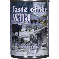 Taste of The Wild Sierra Mountin Grain Free with Lamb in Gravy 390gr