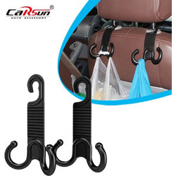 Carsun LA-8878 Σετ Κρεμάστρες Αυτοκινήτου 8x14εκ. Πλαστικές 2τμχ - Carsun