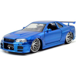 Simba Fast & Furious 2002 Nissan Skyline Μεταλλικό Μοντέλο Αυτοκίνητου 1:24
