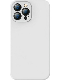 Baseus Liquid Rubber Back Cover White (iPhone 13 Pro)