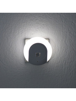 Φωτάκι Νυκτός LED Με 2 Θύρες USB Aca SF78LED