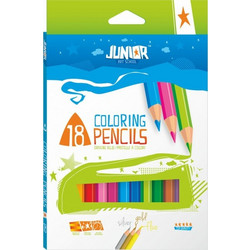 Junior Ξυλομπογιές Σετ 18τμχ