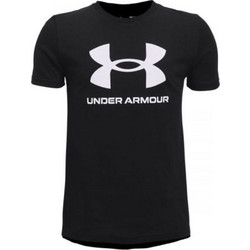 Under Armour Sportstyle Logo Παιδικό T-Shirt Κοντομάνικο Μαύρο 1363282-001