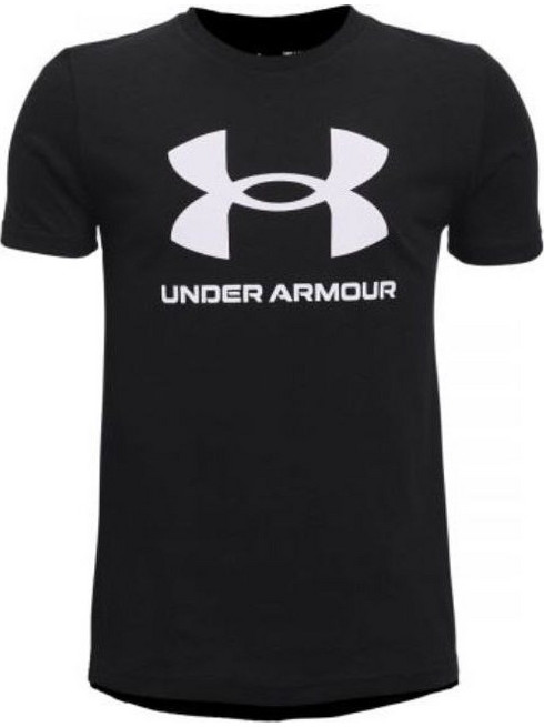 Under Armour Sportstyle Logo Παιδικό T-Shirt Κοντομάνικο Μαύρο 1363282-001
