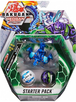Spin Master Bakugan Geogan Rising Serpillious Ultra, Auratoa Ninjiton Starter Pack Σετ Φιγούρες Δράσης για 6+ Ετών