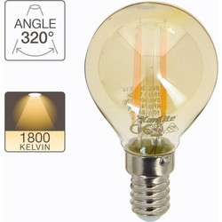 Xanlite Λάμπα γλόμπος P45 Vintage 3,8W E27 320 350LM 1800K 416892