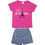 Pretty Baby Paris Παιδική Πιτζάμα Βαμβακερή Καλοκαιρινή Navy Μπλε Φούξια 63132-472