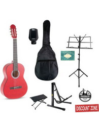 Gewa PS510143 3/4 Premium Red Bundle