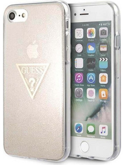 Θήκη Guess Triangle Glitter για Apple iPhone SE(2022/2020)/8/7 - Gold (GUHCI8SGTLGO)