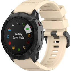 Tech-Protect Smoothband Λουράκι Σιλικόνης Beige (Fenix 3 / 3 HR / 5X)
