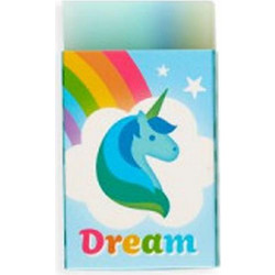 OOLY 112-107 UNIQUE UNICORNS MINI-ERASER - DREAM BELIEVE