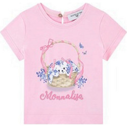 Monnalisa Παιδικό T-Shirt Κοντομάνικο Ροζ 315601S1-5201-0090