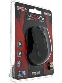 Noozy SW-31 Ασύρματο Ποντίκι Black