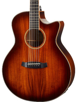 Tanglewood TW4EVC Koa Winterleaf Exotic Grand Auditorium Autumn Burst
