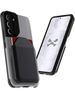 Ghostek Exec 5 - Ανθεκτική Θήκη-Πορτοφόλι Samsung Galaxy S22 5G - Gray (GHOCAS3000)