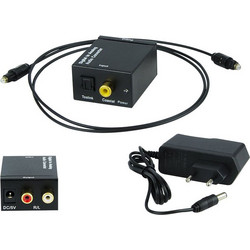 DM-91-200 . Μετατροέας Toslink-coaxial σε 2x RCA