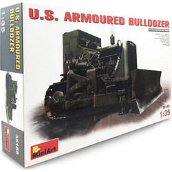 MiniArt US Armoured Buldozer Συναρμολογούμενο Πλαστικό Μοντέλο Τανκ 1:35