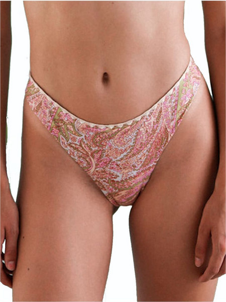 Solano Bikini Slip Floral Ροζ 3564