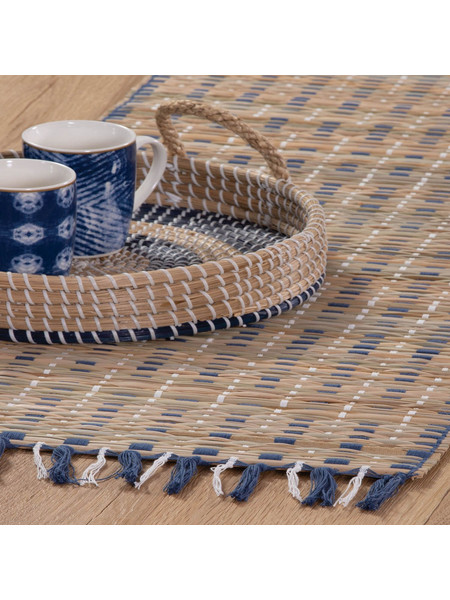 Τραβέρσα (45x150) Nef-Nef Homeware Blue Collection Straw Blue