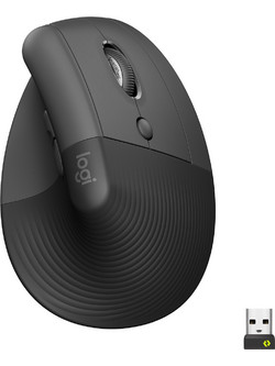 Logitech Lift Ασύρματο Ποντίκι Graphite