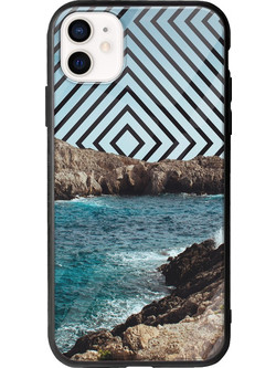 Θήκη Wild Sea iPhone 12 mini Groove TPU (Tempered Glass και TPU)