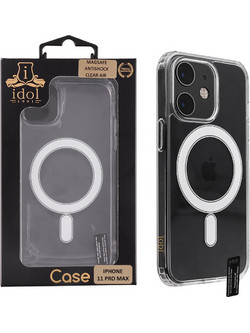 Idol 1991 Antishock Clear Air Magsafe Back Cover Transparent (iPhone 11 Pro Max)
