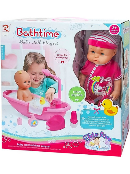 Kider Toys Μωρό σε Μπανάκι με Ντουζιέρα