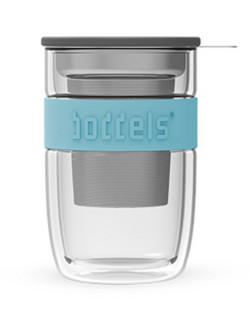 Κούπα Γυάλινη Boddels Seev 380ml Turquoise blue