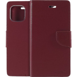 Mercury Bravo Diary Book Burgundy (iPhone 12 mini)
