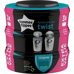 Tommee Tippee Ανταλλακτικά κάδου Twist & Click 3 τεμ