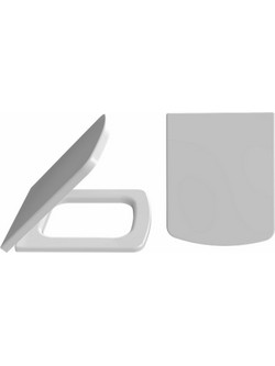 Soncera Κάλυμμα Λεκάνης Soft Close Lion Duroplast 44,5X35,6 εκ. Λευκό 140002063