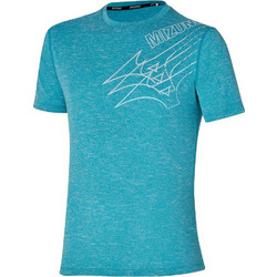 Mizuno Core Graphic Tee Μπλε J2GA2057-27