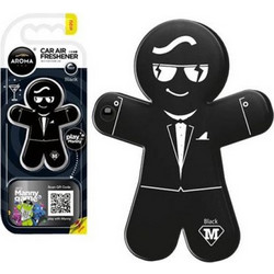 Αρωματικό Αυτοκινήτου Κρεμαστό Manny Aroma Με Άρωμα Black 0019250
