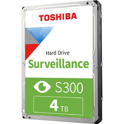 Toshiba S300 Surveillance 4TB HDD Σκληρός Δίσκος 3.5" Sata 3 5400rpm με 128MB Cache HDWT840UZSVA