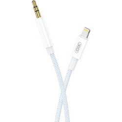 XO Καλώδιο Αντάπτορας Lightning σε 3.5mm 1m Λευκό (NB-R211A WHITE)