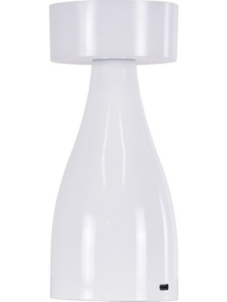 Globostar Dolly 76466 Πορτατίφ Αφής LED με Μπαταρία Λευκό Φ9xΥ21cm