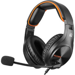 Sades A2 Gaming Headset Over Ear Black Orange