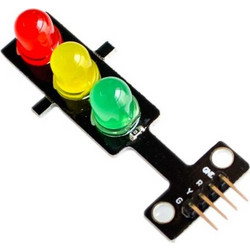 Traffic Light-emitting LED Module for Arduino