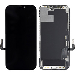 Timeway Οθόνη με Μηχανισμό Αφής για iPhone 12 / 12 Pro (Μαύρο)