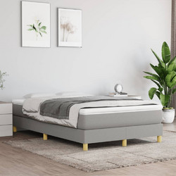 vidaXL Κρεβάτι Boxspring Υφασμάτινο με Στρώμα 3144159