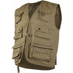 Mil-Tec Hunting and Fishing Vest - Khaki