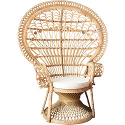 HomeMarkt Πολυθρόνα Κήπου Rattan Μπεζ HM9342